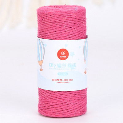 1 rola 1 mm pamučni makrame konop konop Diy dodaci božićni ukrasi materijal za šivanje konci za pletenje rukotvorina 80 grama