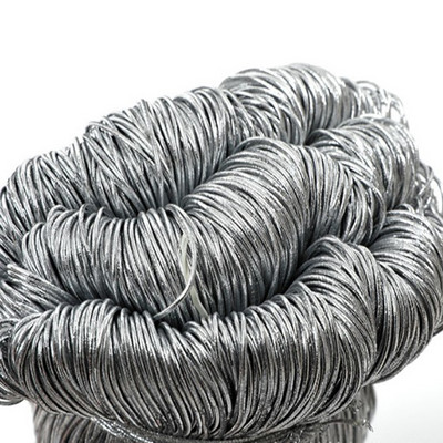 1,0 mm-es 10 méter arany/ezüst szál színű Rugalmas vonal Zsinór Kötelek Vonal Drót Barkács ékszer készítés Karkötő varrni ruházati kiegészítők