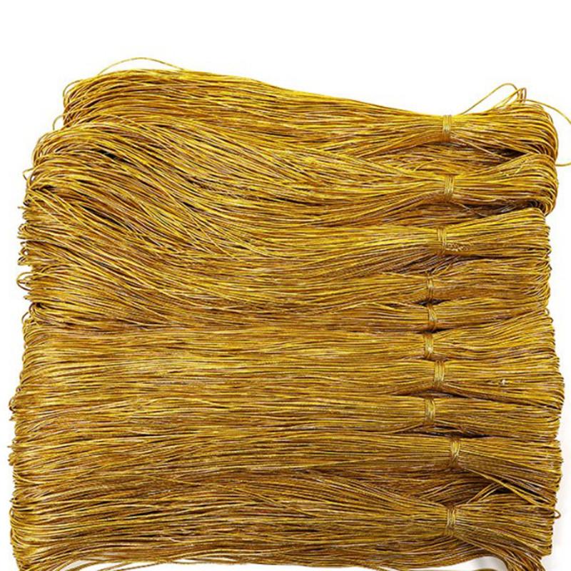 1,0 mm-es 10 méter arany/ezüst szál színű Rugalmas vonal Zsinór Kötelek Vonal Drót Barkács ékszer készítés Karkötő varrni ruházati kiegészítők