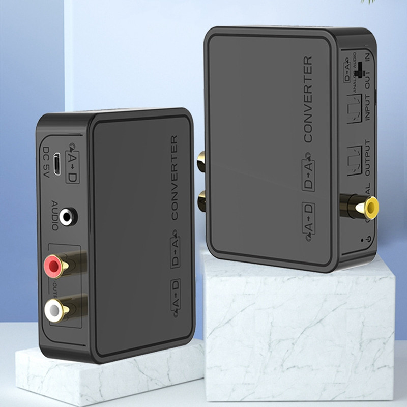 Digitalni koaksijalni audio pretvarač optičkih vlakana TV na audio Spdif na koaksijalni na 3.5 Double Lotus digitalno-analogni dekoder