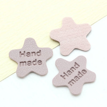Етикети, ръчно изработени етикети във формата на звезда, ръчно изработени етикети за плетени шапки, отпечатани памучно тъкани етикети за шиене 22112401