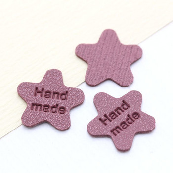 Етикети, ръчно изработени етикети във формата на звезда, ръчно изработени етикети за плетени шапки, отпечатани памучно тъкани етикети за шиене 22112401