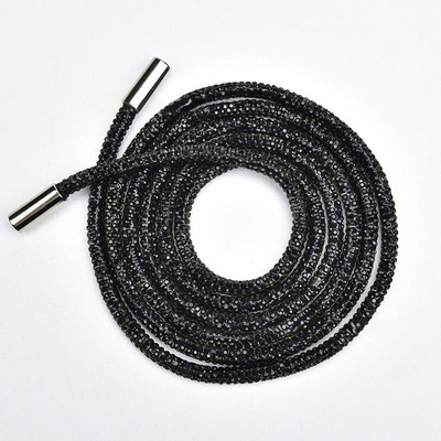 Luksuzna vezica od kamenčića, svijetle kristalne žice, vezice za cipele, majica s kapuljačom, hlače, trenirka, uže, sjajna okrugla uzica, zamjenske uzice