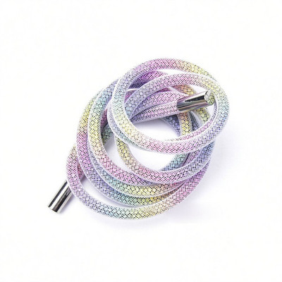 Luksuzna vezica od kamenčića, svijetle kristalne žice, vezice za cipele, majica s kapuljačom, hlače, trenirka, uže, sjajna okrugla uzica, zamjenske uzice