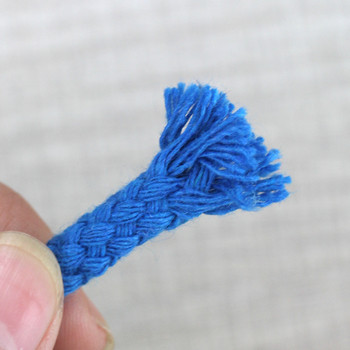 5 метра/партида 5 мм 100% памучна карта Декоративни усукани плетени въжета за въжета за Направи си сам ръчно изработени аксесоари за декорация от домашен текстил