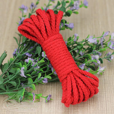 5 metara/lot 5 mm 100% pamuk, ukrasni upleteni pleteni konopci, uže za kućnu izradu, ručno rađene dodatke za ukrašavanje