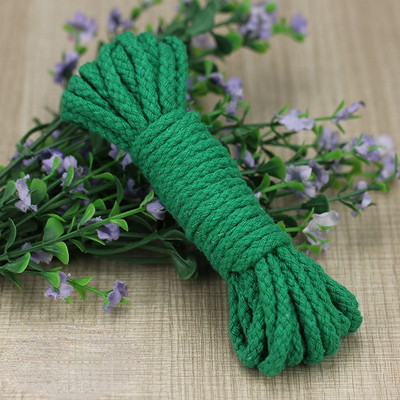 5 metara/lot 5 mm 100% pamuk, ukrasni upleteni pleteni konopci, uže za kućnu izradu, ručno rađene dodatke za ukrašavanje