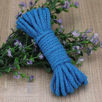 5 metara/lot 5 mm 100% pamuk, ukrasni upleteni pleteni konopci, uže za kućnu izradu, ručno rađene dodatke za ukrašavanje