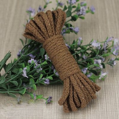 5 metara/lot 5 mm 100% pamuk, ukrasni upleteni pleteni konopci, uže za kućnu izradu, ručno rađene dodatke za ukrašavanje