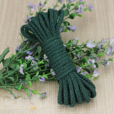 5 metara/lot 5 mm 100% pamuk, ukrasni upleteni pleteni konopci, uže za kućnu izradu, ručno rađene dodatke za ukrašavanje