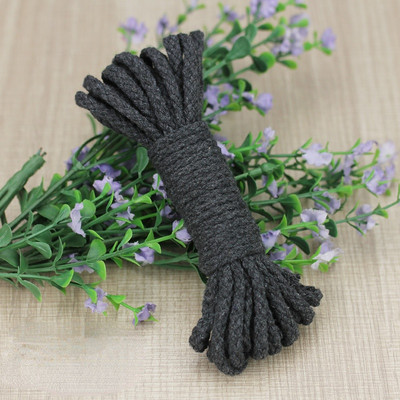 5 metara/lot 5 mm 100% pamuk, ukrasni upleteni pleteni konopci, uže za kućnu izradu, ručno rađene dodatke za ukrašavanje