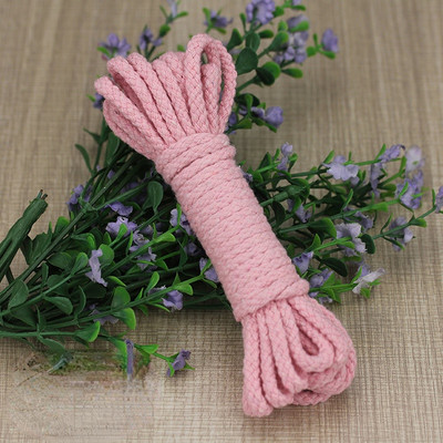 5 metara/lot 5 mm 100% pamuk, ukrasni upleteni pleteni konopci, uže za kućnu izradu, ručno rađene dodatke za ukrašavanje