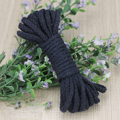 5 metara/lot 5 mm 100% pamuk, ukrasni upleteni pleteni konopci, uže za kućnu izradu, ručno rađene dodatke za ukrašavanje