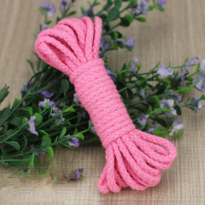 5 metara/lot 5 mm 100% pamuk, ukrasni upleteni pleteni konopci, uže za kućnu izradu, ručno rađene dodatke za ukrašavanje