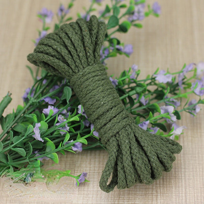 5 metara/lot 5 mm 100% pamuk, ukrasni upleteni pleteni konopci, uže za kućnu izradu, ručno rađene dodatke za ukrašavanje