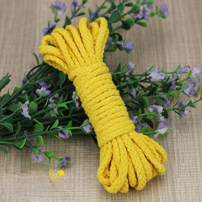 5 metara/lot 5 mm 100% pamuk, ukrasni upleteni pleteni konopci, uže za kućnu izradu, ručno rađene dodatke za ukrašavanje