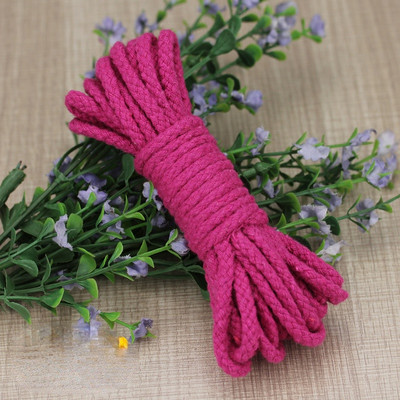 5 metara/lot 5 mm 100% pamuk, ukrasni upleteni pleteni konopci, uže za kućnu izradu, ručno rađene dodatke za ukrašavanje