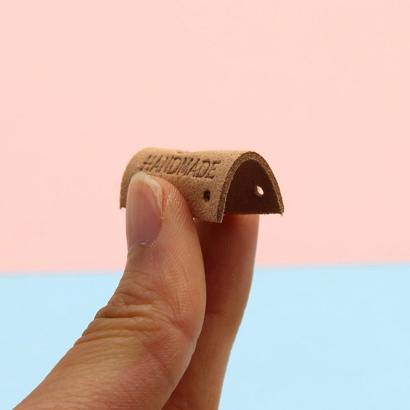 20τμχ Kawaii Cat Δερμάτινες Ετικέτες για Καπέλα Τσάντα Χειροποίητες Ετικέτες για Ρούχα Χειροποίητη Ετικέτα για Ρούχα Αξεσουάρ πλεξίματος 25x25mm