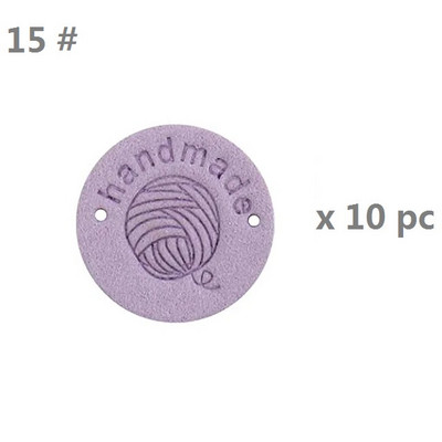 10 gab. Roku darbs PU ādas etiķetes Ādas tamborēšanas etiķetes Apģērbs Roku darbs Reljefs birkas ar caurumiem Rotājumi Trikotāžas Āda