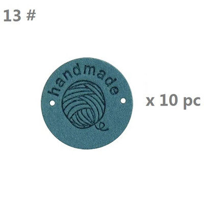 10 gab. Roku darbs PU ādas etiķetes Ādas tamborēšanas etiķetes Apģērbs Roku darbs Reljefs birkas ar caurumiem Rotājumi Trikotāžas Āda