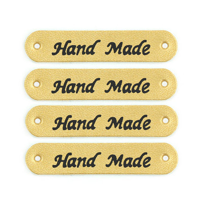 50 buc. 49x10mm Etichete realizate manual Etichete realizate manual Etichete din piele sintetică PU Etichetă cu mozaic pentru cusut pentru haine Genți Pălărie