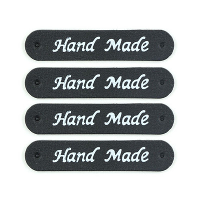 50 buc. 49x10mm Etichete realizate manual Etichete realizate manual Etichete din piele sintetică PU Etichetă cu mozaic pentru cusut pentru haine Genți Pălărie