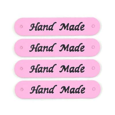 50 buc. 49x10mm Etichete realizate manual Etichete realizate manual Etichete din piele sintetică PU Etichetă cu mozaic pentru cusut pentru haine Genți Pălărie