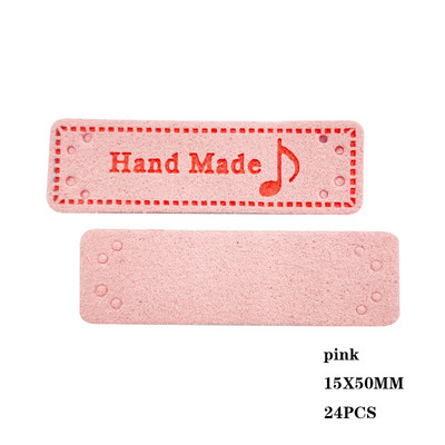 4 lehetőség Zene logó Kézzel készített bőr címkék ruházathoz Márka varrás címke zenéhez Ajándék név Kézzel készített bőr címke