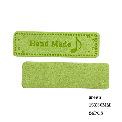 4 lehetőség Zene logó Kézzel készített bőr címkék ruházathoz Márka varrás címke zenéhez Ajándék név Kézzel készített bőr címke