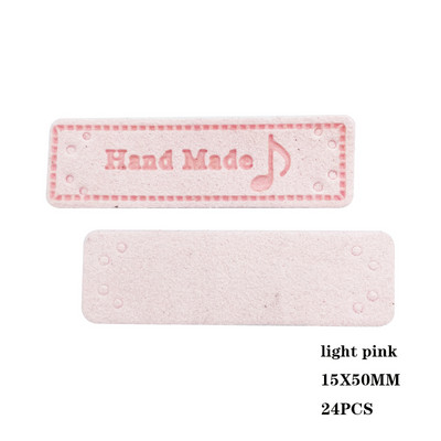 4 lehetőség Zene logó Kézzel készített bőr címkék ruházathoz Márka varrás címke zenéhez Ajándék név Kézzel készített bőr címke