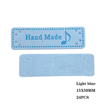 4 lehetőség Zene logó Kézzel készített bőr címkék ruházathoz Márka varrás címke zenéhez Ajándék név Kézzel készített bőr címke