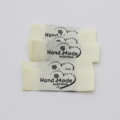 besplatna dostava veleprodajna ručno izrađena naljepnica/uradi sam darovna naljepnica/tkana naljepnica odjeće/glavna naljepnica odjeće/naljepnica lutke/naljepnica na ovratniku 200 kom puno