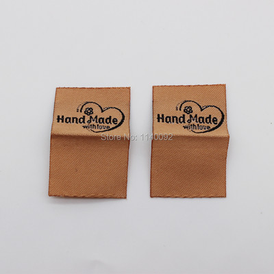 besplatna dostava veleprodajna ručno izrađena naljepnica/uradi sam darovna naljepnica/tkana naljepnica odjeće/glavna naljepnica odjeće/naljepnica lutke/naljepnica na ovratniku 200 kom puno