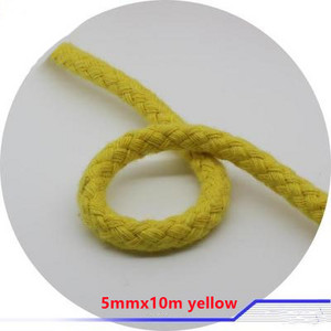 5 mm x 10 m Culoare 8 fire din bumbac solid frânghie fitil frânghie capac de talie frânghie frânghie pachete manual excipienți 10 metri