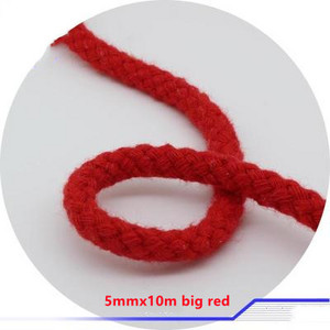 5 mm x 10 m Culoare 8 fire din bumbac solid frânghie fitil frânghie capac de talie frânghie frânghie pachete manual excipienți 10 metri