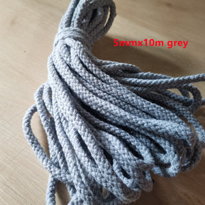 5 mm x 10 m Culoare 8 fire din bumbac solid frânghie fitil frânghie capac de talie frânghie frânghie pachete manual excipienți 10 metri