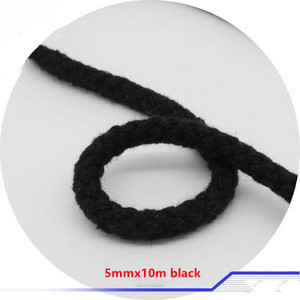 5 mm x 10 m Culoare 8 fire din bumbac solid frânghie fitil frânghie capac de talie frânghie frânghie pachete manual excipienți 10 metri