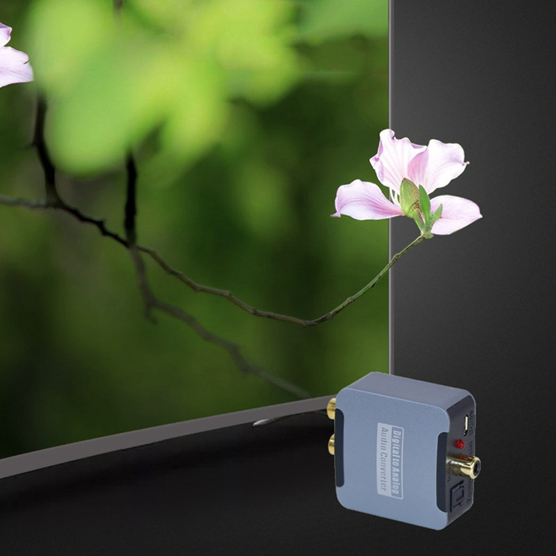 1 Állítsa be a digitális-analóg audio konverter Space szürke digitális-analóg SPDIF audio dekóder erősítőt