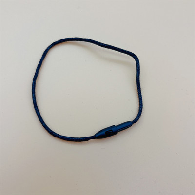 Crno/bijelo/bež oznaka odjeće Voštano uže Oznaka odjeće Uže Konopac Snap Lock Pin Loop Spojnice DIY naljepnice odjeće Dodaci