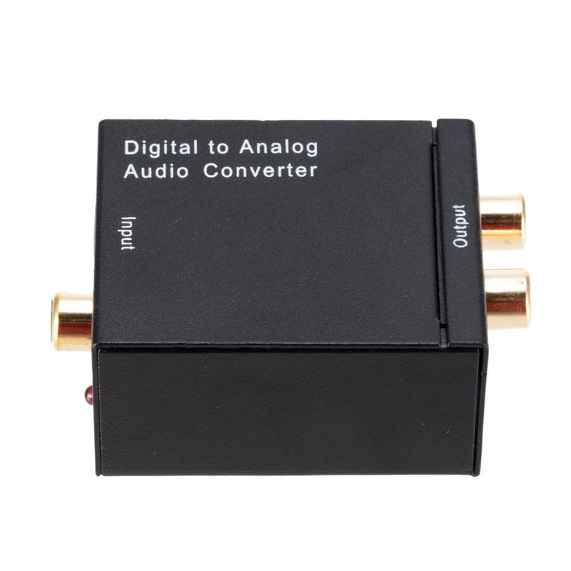 Grwibeou RCA R/L digitális-analóg hang konverter koaxiális-analóg adapter DAC erősítő kimenet optikai digitális audio SPDIF