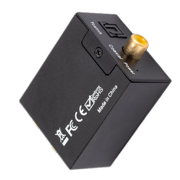 Цифрово-аналогов аудио конвертор Bluetooth-съвместимо оптично влакно Toslink Коаксиален сигнал към RCA R/L аудио декодер SPDIF DAC
