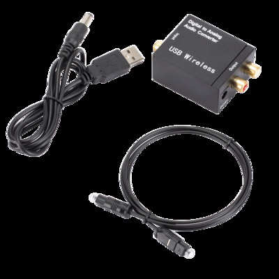 Digitalno-analogni audio konverter Bluetooth-kompatibilno optičko vlakno Toslink koaksijalni signal u RCA R/L audio dekoder SPDIF DAC