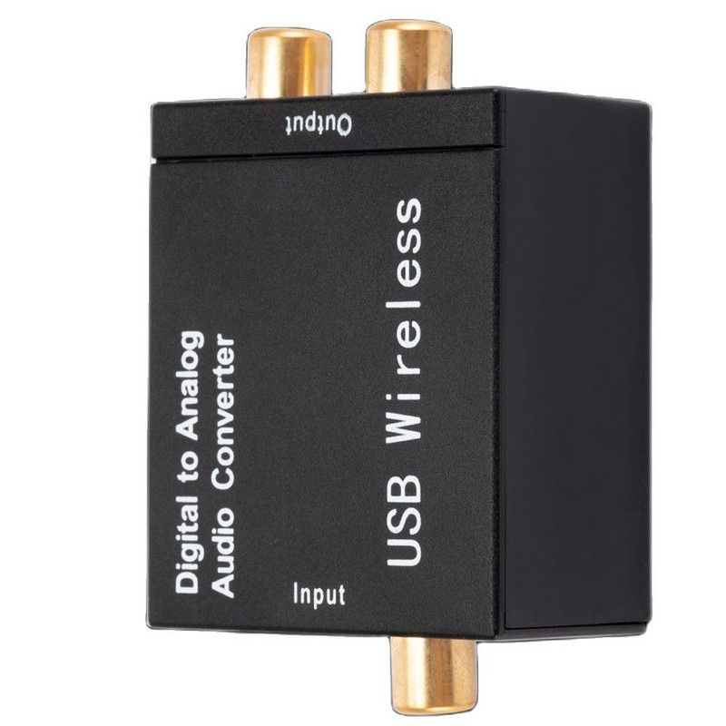 Digitalno-analogni audio konverter Bluetooth-kompatibilno optičko vlakno Toslink koaksijalni signal u RCA R/L audio dekoder SPDIF DAC