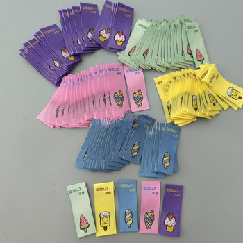 50 100 τμχ Κολάρο ρούχων Cartoon Lable Ετικέτα εμπορικού σήματος για παιδικά παπούτσια σχολικής τσάντας υφαντική σήμανση ραμμένα ρούχα Ετικέτα καρφίτσας μαλλιών
