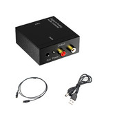 1 sada 3,5 mm optických vlákien, digitálno-analógový digitálny audio dekodér, zosilňovač, audio Aux Rca L/R prevodník Spdif