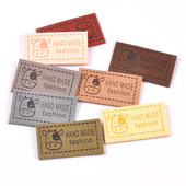 20 kom Mliječne krave s uzorkom naljepnica za odjeću s reljefnim oznakama DIY naljepnica za zastavu za dodatke za šivanje odjeće 18x33 mm cp3083