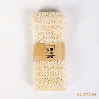 2 metra/rola Konop od jute od konoplje tkana vrpca Više stilova Odjeća Cipele i šeširi Dodaci Kreativni DIY festivalski ukrasi