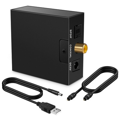 Prijenosni 3,5 mm priključak koaksijalno optičko vlakno digitalno-analogno audio AUX RCA L/R pretvarač digitalno audio dekoder pojačalo