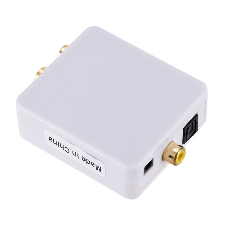 Digitalno-analogni audio konverter 3,5 mm optičko vlakno Toslink koaksijalni signal u RCA R/L audio dekoder SPDIF ATV DAC pojačalo