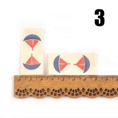 50db Bézs nyomtatott pamutszövet szőtt betűs címkék varráshoz ruhacímkék kézzel készített címkék ruhák barkács kézműves kiegészítők keveréke